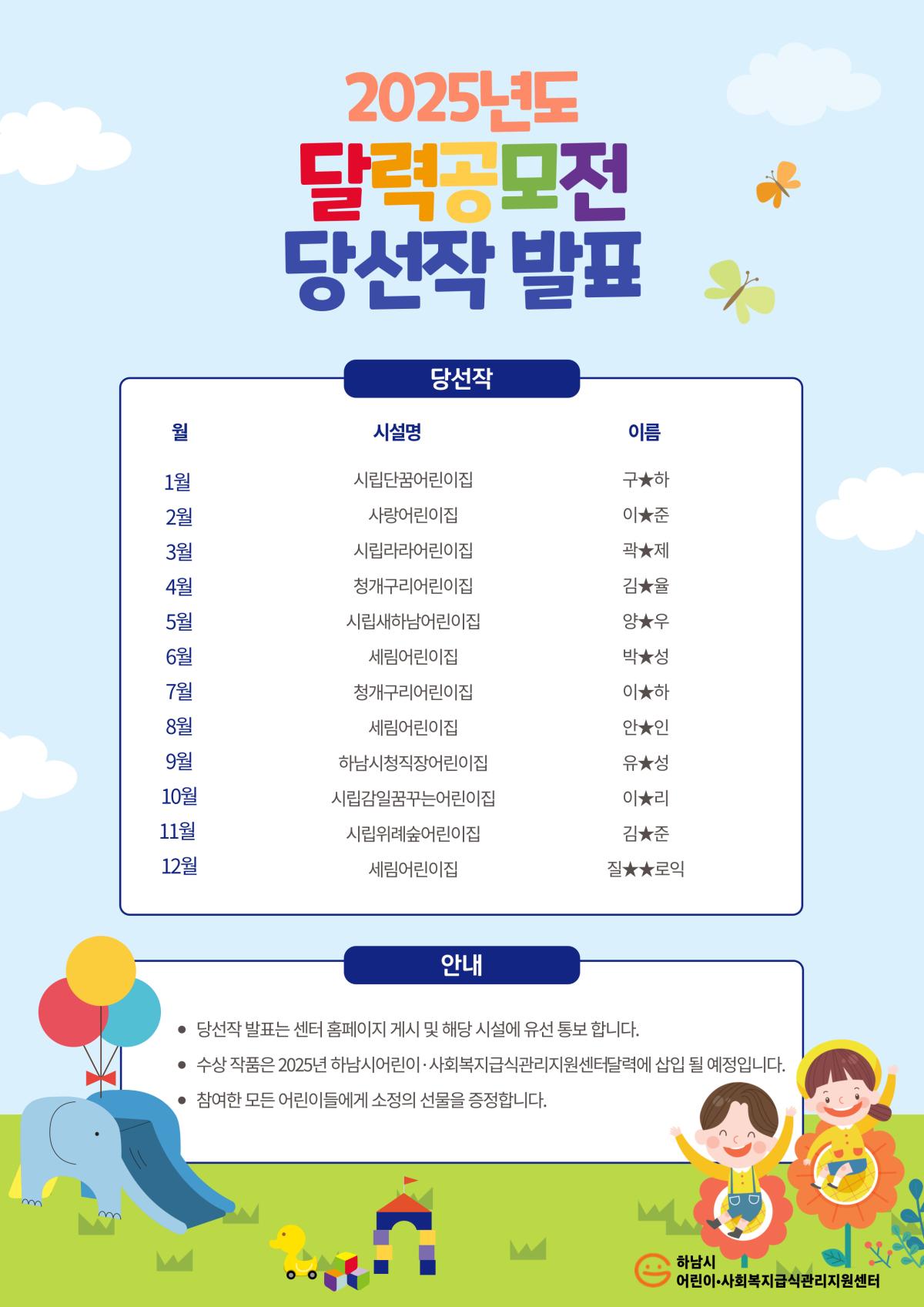 당선작발표