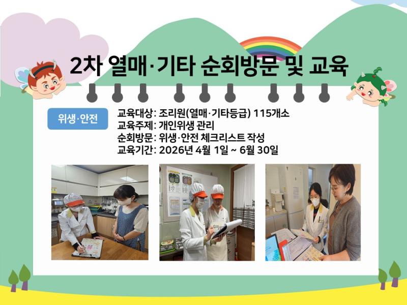 열매&middot;기타 2차 순회 방문 및 교육 