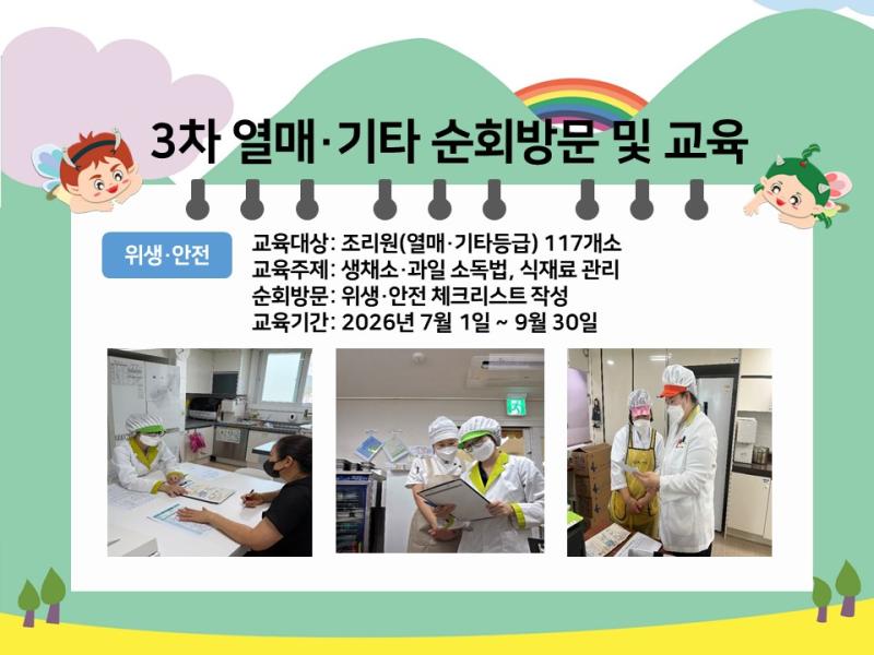 3차 순회 방문 및 교육(열매&middot;기타)