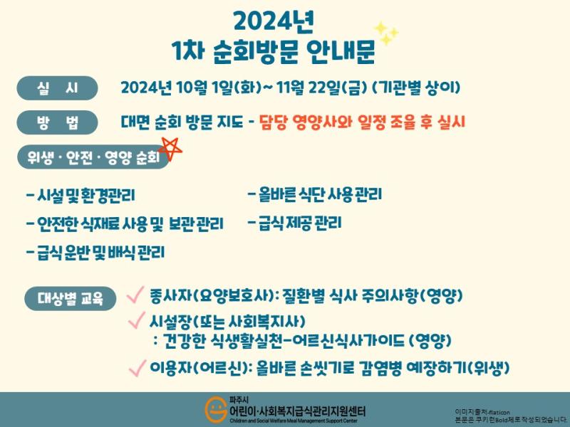 (사회복지신규급식소) 2024년 1차 순회방문 안내_외부조리