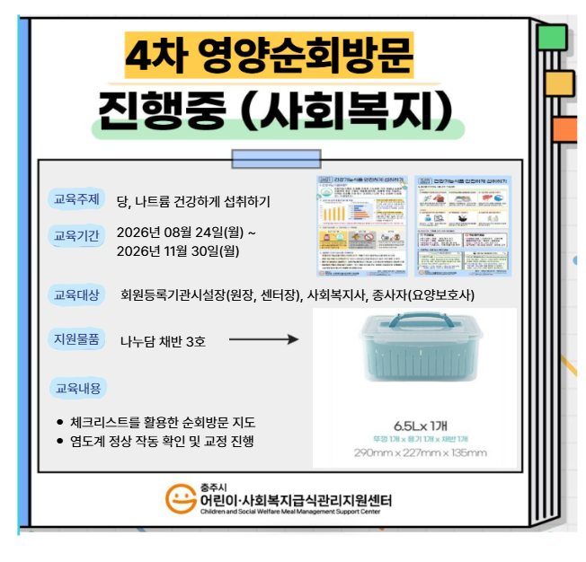 2026년 4차 영양 순회방문 진행 중(사회복지)