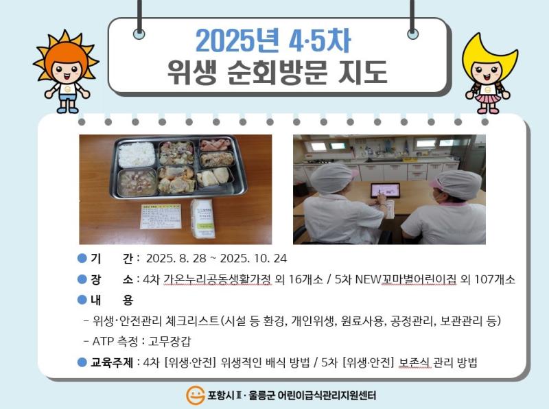2025년 4,5치 위생 순회방문지도