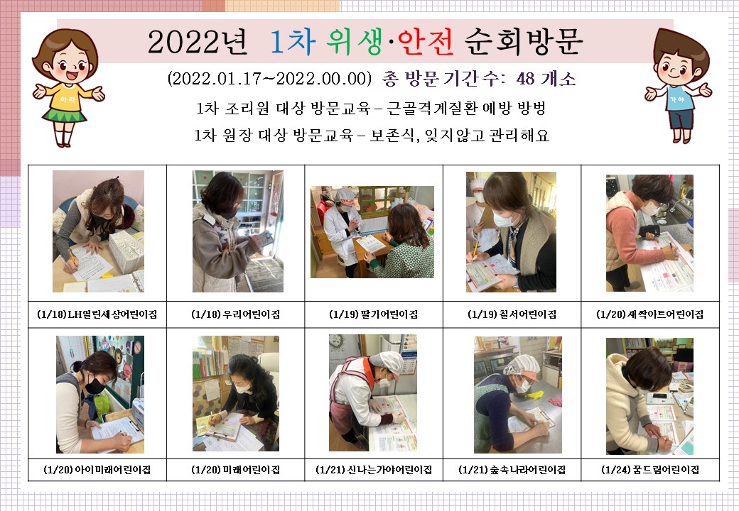 2022년1차위생·안전순회방문