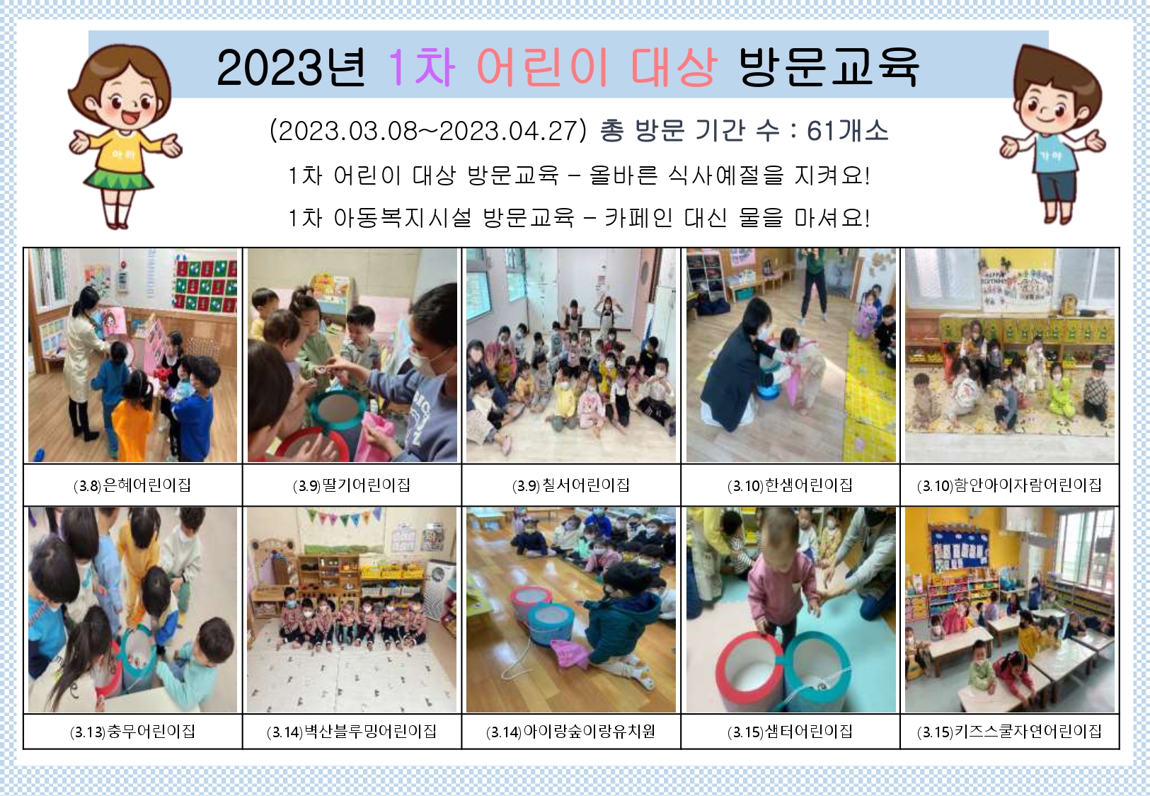 2023년 1차 어린이대상 방문교육