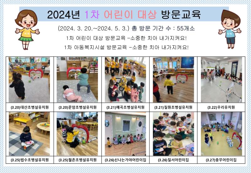 2024년 1차 어린이대상 방문교육