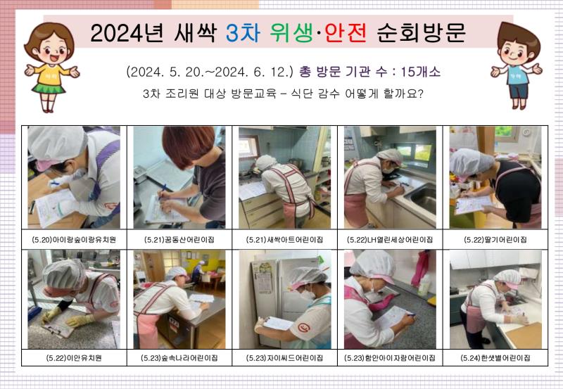 2024년 새싹 3차 위생·안전 순회방문